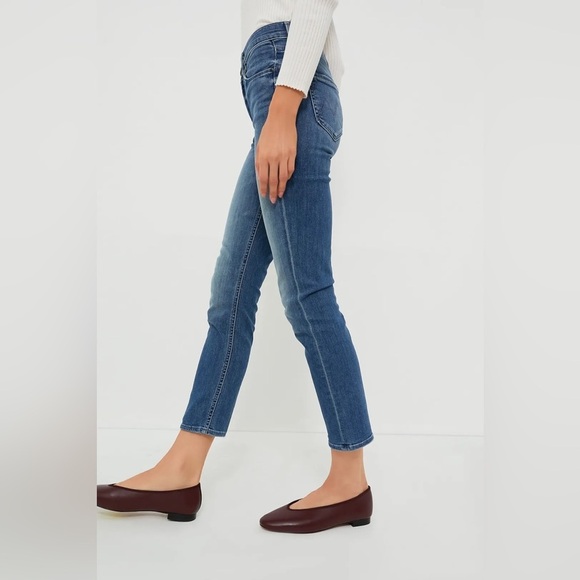 MOTHER The Mid Rise Dazzler Ankle Jean Straight Leg Wish Upon A Star - Picture 3 of 12